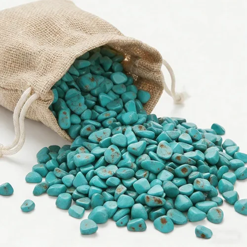 Vista 9 de Piedra triturada natural de malaquita a granel, pequeños chips de cristal curativo para decoración de interiores y exteriores, pecera, rellenos