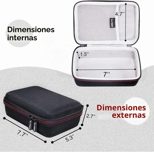 Vista 3 de LTGEM - Funda para interfaz de audio USB Focusrite Scarlett 2i2/Solo de 4ª
