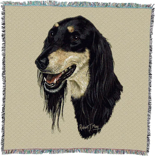 Vista 25 de Pure Country Weavers Robert May - Manta cuadrada para regazo de sabuesos afganos, regalo para los amantes de los perros, manta de tapiz tejida