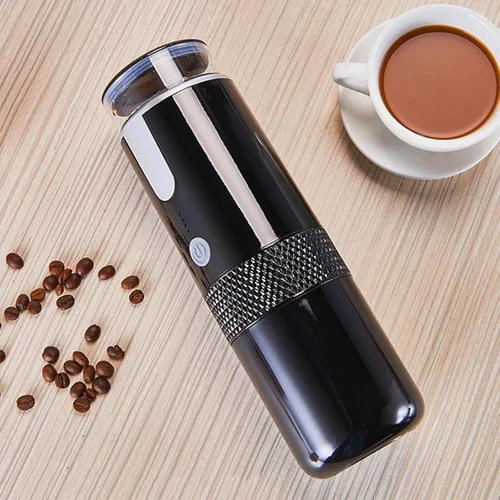 Vista 7 de Cafetera Portátil Para Coche, Cafetera De Cápsulas Con Carga USB, Recargable Y Portátil, Batería De 1200 MAh, Compacta Y Ligera Para Casa, Oficina