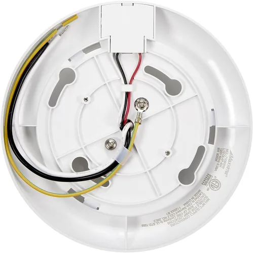Vista 9 de Maxxima Lámpara LED redonda de 6 pulgadas con sensor de movimiento para montaje en techo, luz blanca cálida de 3000 K, 600 lúmenes, luz de cúpula