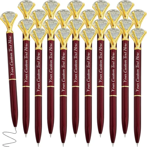 Vista 64 de 1 bolígrafo de diamante con cristal, bolígrafos personalizados a granel con grabado sin nombre, bolígrafos de diamante personalizados, lápiz óptico