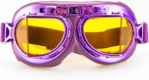 Vista 26 de CRG Sports Gafas de motocicleta estilo aviador, piloto, crucero, scooter, gafas de motocross para hombre, mujer, adulto