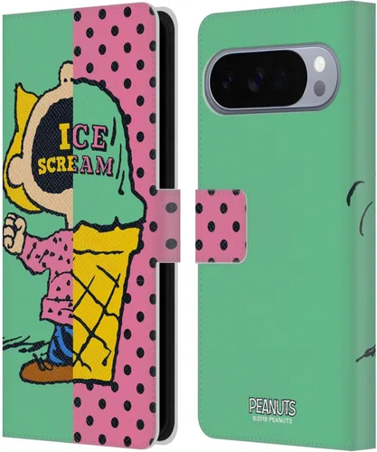 Vista 47 de Head Case Designs Officially Licensed Peanuts Charlie & Woodstock Nap Halfs and Laughs Leather Wallet Case Compatible with Google Pixel 8