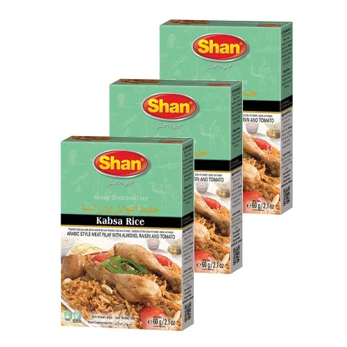 Vista 149 de Shan Chicken 65 - Mezcla de recetas y condimentos de 2.1 oz (60 g) - Polvo de especias para pollo frito picante agridulce - Adecuado