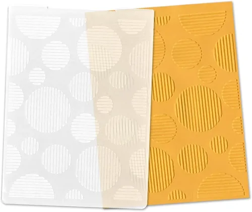 Vista 5 de Notas musicales Carpetas de grabado de plástico para hacer tarjetas, fondo, álbum de recortes, plantilla de plástico, álbum de fotos, papel