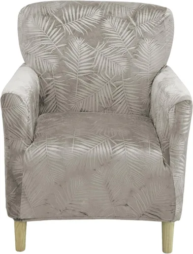 Vista 21 de NILUOH Funda para Sillón de Banquete de 1 Pieza Elástica Fundas para Sillas con Brazos Estampada Suave Funda para Silla de Acento Antideslizante