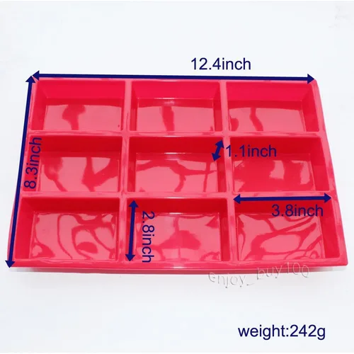 Vista 5 de X-Haibei Molde de silicona para pan de pan, bandeja rectangular para hornear brownies, bizcochos, jabón y barras de chocolate, 4.5 onzas por