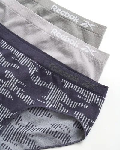 Vista 2 de Reebok Ropa interior para niñas - Bragas hipster sin costuras (paquete de 3)
