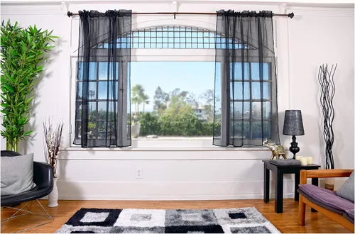 Vista 49 de All American Collection - cortinas Doli transparentes, 2 unidades Blanco
