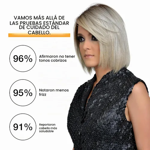 Vista 3 de GK Hair Global Keratin Leave In Bombshell - Acondicionador de crema morada, 3.4 onzas líquidas, unisex, crema