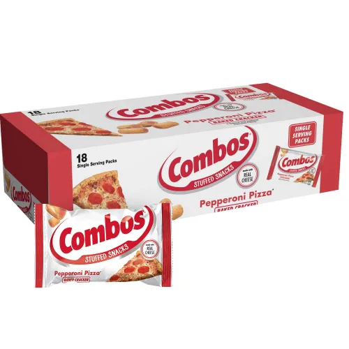 Vista 10 de Combos, bocadillos de pretzel horneados con queso azul Buffalo, bolsa de 6.3 onzas