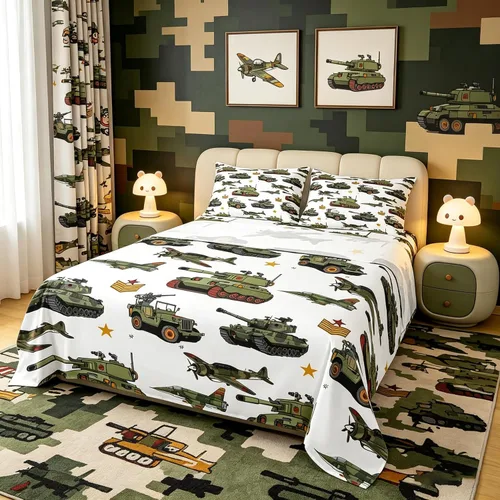 Vista 45 de Manfei Juego de sábanas de baloncesto para niños, tamaño individual, juego de ropa de cama temática deportiva para decoración de habitación de niños