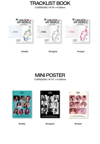 Vista 4 de FROMIS_9 DESBLOQUEAR MI MUNDO 1er álbum AUNDO Ver. K-POP SELLADO