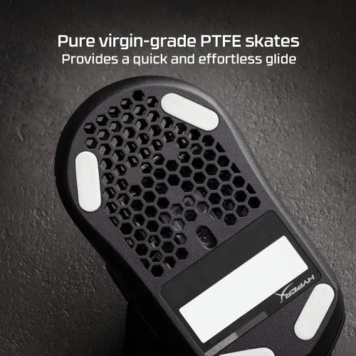 Vista 6 de HyperX Pulsefire Haste - Mouse ultraligero para videojuegos, 2.08 onzas, carcasa de panal hexagonal, cable USB HyperFlex, hasta 16000 DPI, 6 botones
