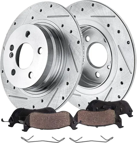 Vista 37 de Detroit Axle - Juego de pastillas de freno para pinza de freno delantera izquierda de repuesto para Express Savana 1500 2500 Tahoe Astro Yukon