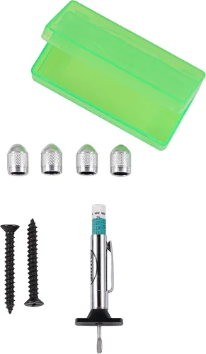 Vista 6 de Inflador de neumáticos para casa Slime 40045, montado en pared 120V, para SUV, compresor de aire 4x4, resistente, 2X Pro Power, con manómetro