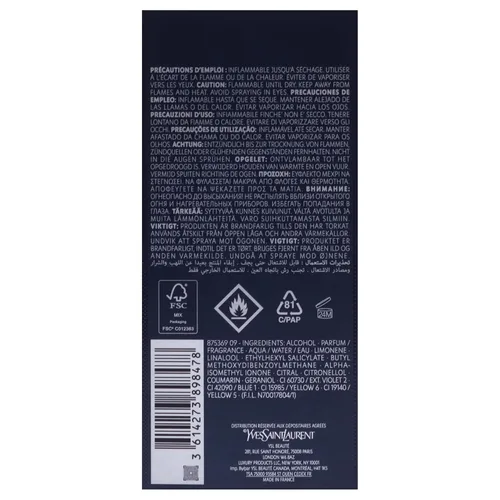 Vista 2 de Yves Saint Laurent Y Hombre Eau de Parfum Intense 3.4 fl oz
