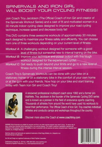 Vista 2 de Spinervals Iron Girl Multisport Training 1.0 Ciclismo y IronGirl DVD