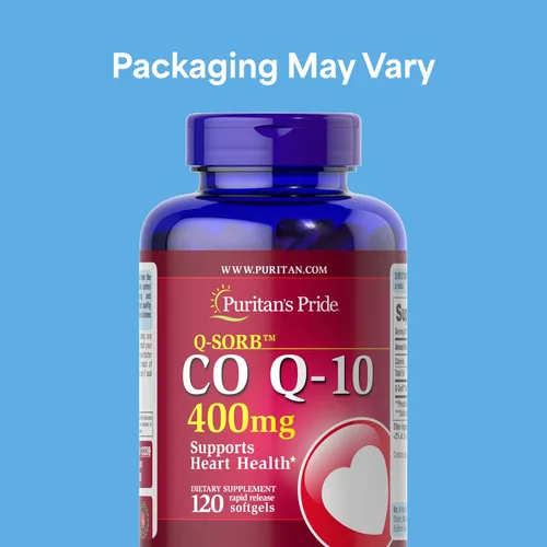 Vista 2 de Puritan's Pride Q-Sorb CoQ10 Softgel, 400 Mg, 120