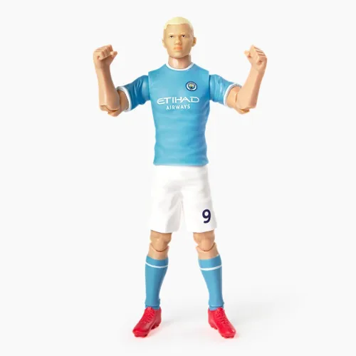 Vista 6 de Sockers Banbo Toys Manchester City F.C. Erling Haaland - Figura de acción de fútbol coleccionable de 8 pulgadas