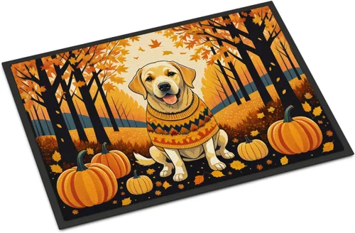 Vista 71 de Caroline's Treasures DAC1041MAT - Tapete de algodón de Tulear para puerta delantera, 18 x 27 pulgadas, para interiores y exteriores, para entrada