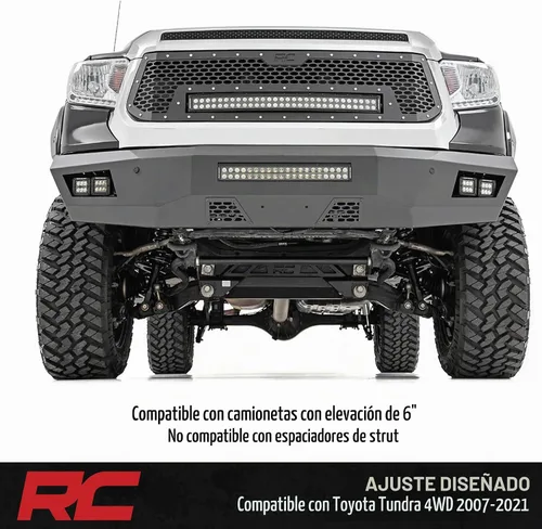 Vista 5 de Rough Country Bobinas ajustables Vertex de 6 pulgadas para Tundra 2007-2021 - 689013