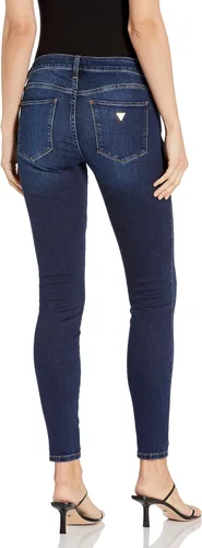 Vista 3 de GUESS Jeans ajustados y elásticos de tiro medio para mujer