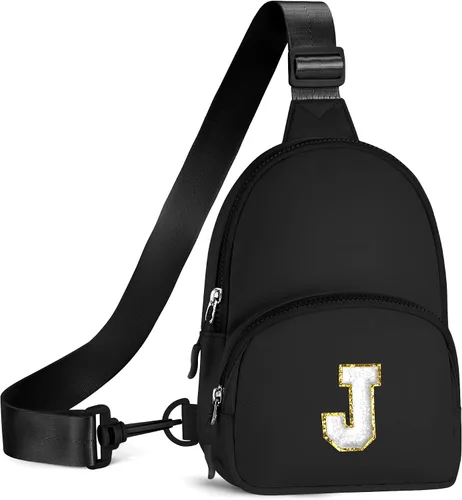Vista 55 de YOOLIFE Bolso bandolera con inicial, bolsas pequeñas para niñas y mujeres, regalos para adolescentes, niñas, adolescentes, novia, dama de honor