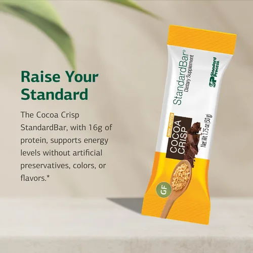 Vista 3 de Standard Process StandardBar, barra diaria de apoyo energético, cacao