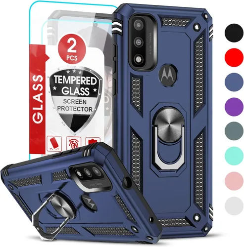 Vista 104 de LeYi Funda para Moto G Stylus 2022 4G (no compatible con 5G), funda para Moto G Stylus con 2 protectores de pantalla, funda protectora de grado Oro