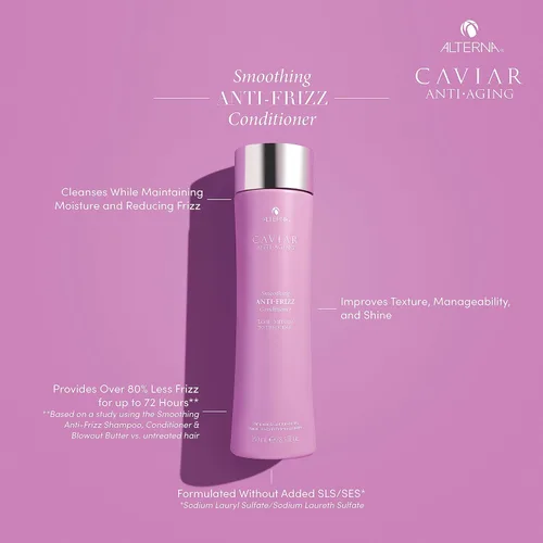 Vista 2 de CAVIAR - Acondicionador antienvejecimiento antiencrespamiento Para cabello medio y grueso Suaviza el cabello, domina el encrespamiento Sin