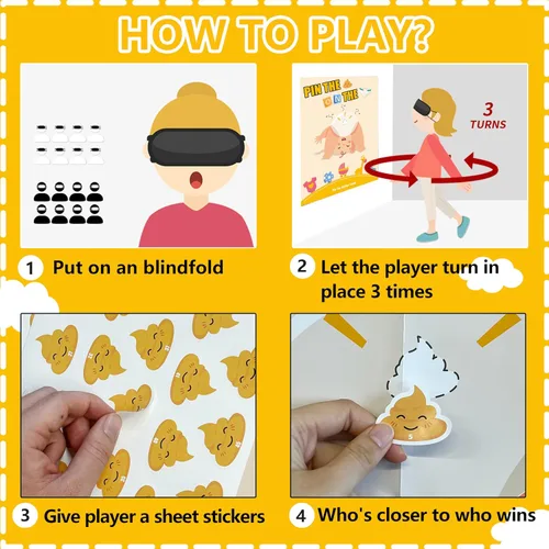 Vista 4 de Juegos de baby shower, recuerdos de fiesta, pin the sticker en el pañal, divertidos juegos de baby shower para adultos, decoraciones de baby shower