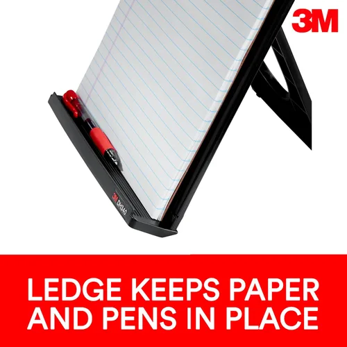 Vista 6 de 3M Soporte para Documentos de Escritorio Portacopia, Clip Ajustable Sostiene Documentos en Formato Vertical y Horizontal para Fácil Visualización