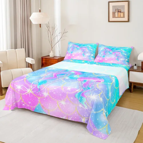 Vista 8 de Western Cowboy - Juego de sábanas para niños, tamaño individual, juego de ropa de cama rústica de herraduras, cactus y herraduras, decoración