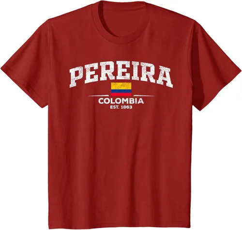 Vista 78 de Camiseta Pereira Colombia, Negro
