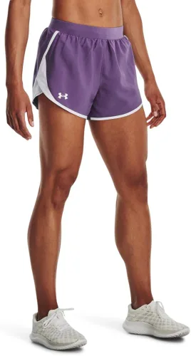 Vista 15 de Under Armour Women's Fly by 2.0 Running Shorts (027) negro / azul glaciar / reflectante