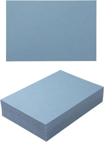 Vista 15 de Paquete de 100 tarjetas de papel grueso en blanco para invitaciones, tarjetas de felicitación, postales, fotos, papel grueso de 250 GSM