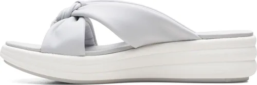 Vista 3 de Clarks Drift Ave para mujer, gris (Light Grey Synthetic)