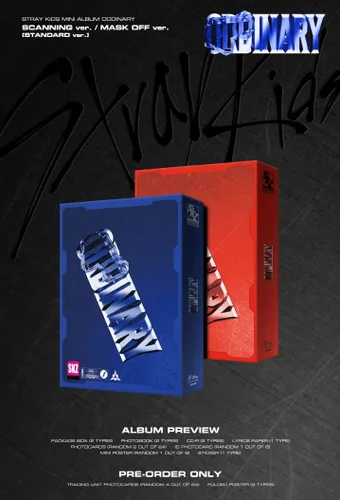 Vista 2 de Stray Kids - Oddinary Full Set Album incl PreOrder Benefit Extra Photocards