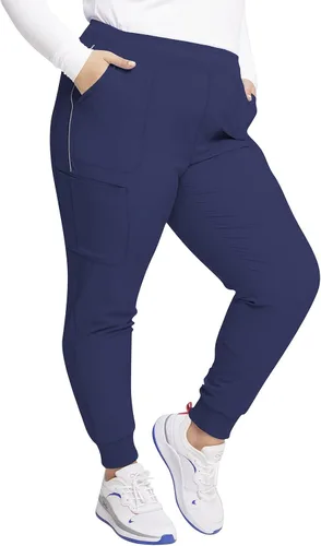 Vista 6 de Women Scrubs Pant Mid Rise Jogger CK080A