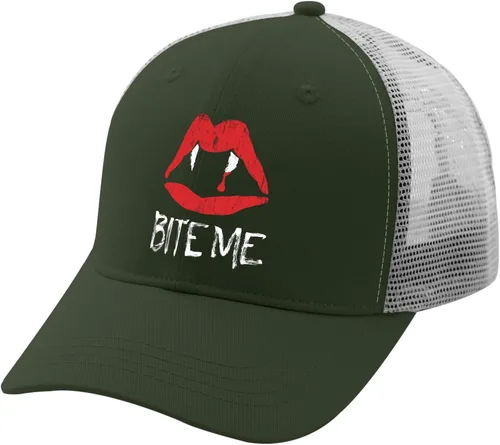 Vista 2 de devor Gorra de béisbol Bite Me para mujer, divertida gorra de béisbol ajustable