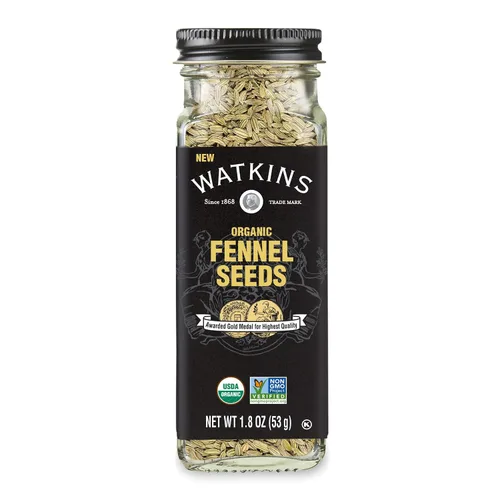 Vista 4 de Watkins Semillas de hinojo orgánico, 1.8 onzas, paquete de 3