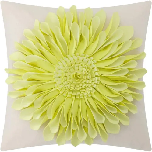 Vista 36 de OiseauVoler Fundas de almohada hechas a mano de 18 x 18 pulgadas, fundas de cojín de girasol 3D azules, fundas de almohada decorativas para sofá