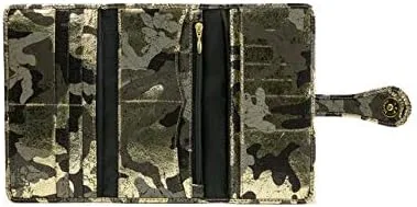 Vista 2 de CoFi Women's Mila Printed Leather Trifold Wallet