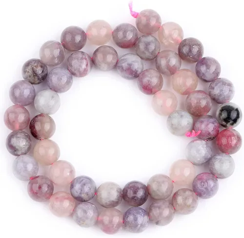 Vista 35 de GEM-Inside Cuentas Sueltas de Piedras Preciosas de Ágata Azul Bandeada Natural de 6mm Cuentas Redondas de Piedra de Energía para Hacer Joyas 15