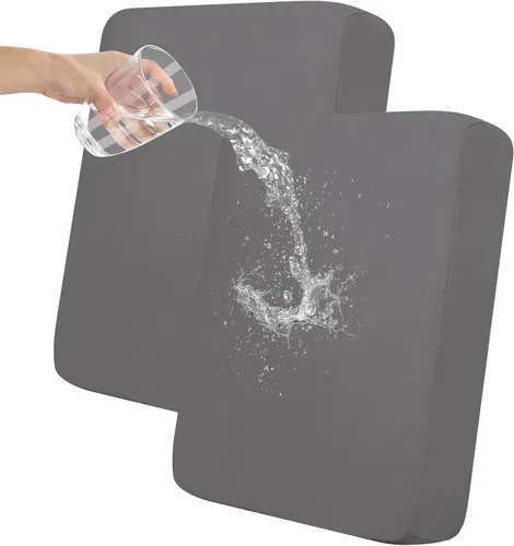 Vista 83 de Easy-Going Funda de cojín 100% impermeable para asiento de sofá, funda de cojín elástica de muebles, para niños, mascotas, cojín de sofá biplaza