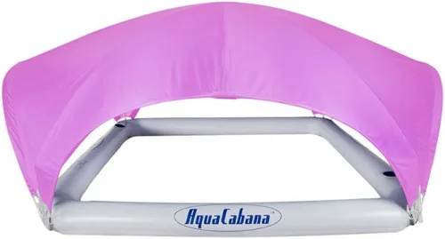Vista 2 de AquaCabana, la única cabaña flotante para todo el día/todo el mundo para piscinas, playas, lagos y ríos, color azul (PINK)