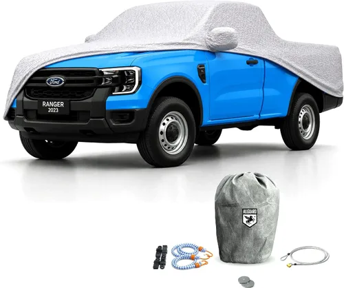 Vista 8 de CarCovers - Funda para camioneta para interiores resistente a los arañazos compatible con GMC 1982-1990 S-15 Extended Cab, material satinado negro