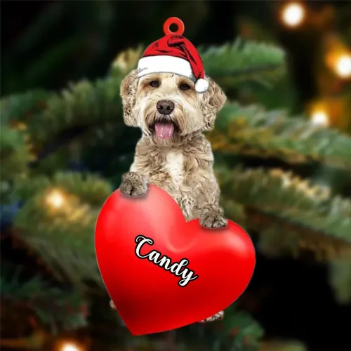 Vista 95 de Adornos de Navidad personalizados para perros, nombre personalizado, adorno de Malamute de Alaska, adornos acrílicos, regalos de Navidad, amantes